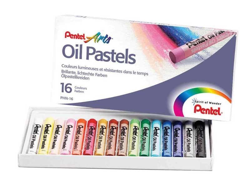 Pentel Yağlı Pastel Boya Seti 16 Lı