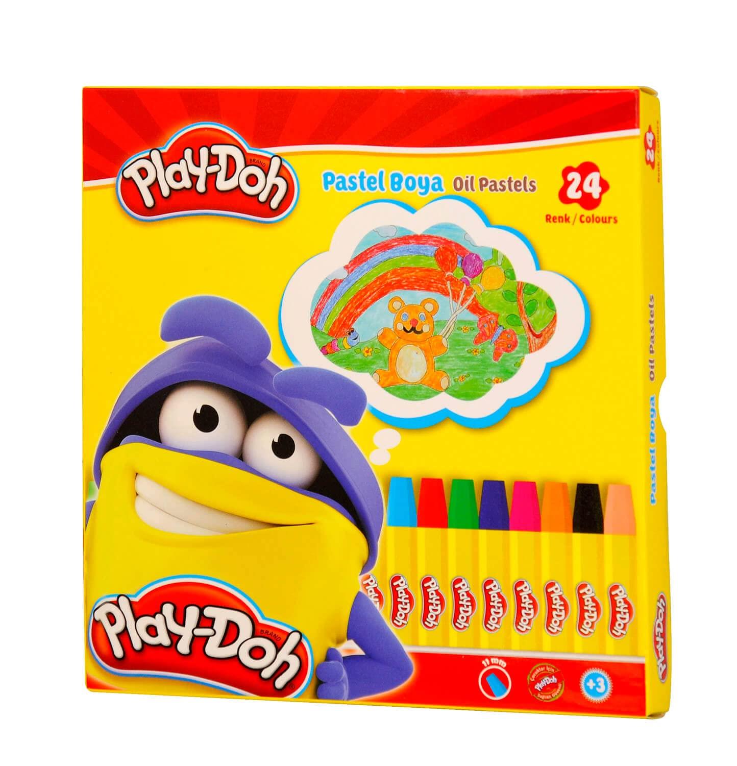 Play-Doh 24 Renk Pastel Boya