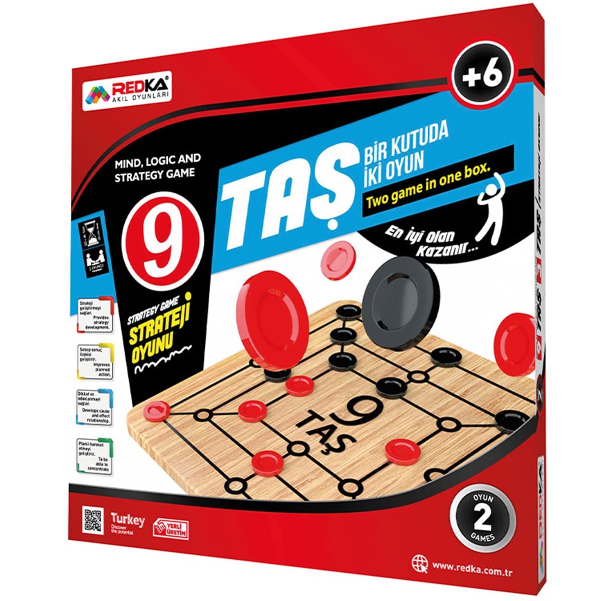 Redka 9 Taş 3 Taş Rd5211
