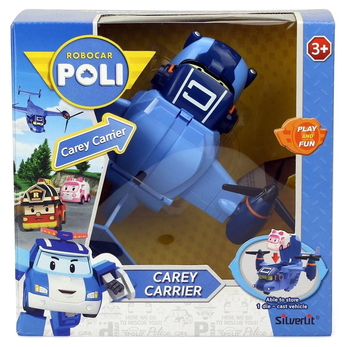Robocar Poli Carey Carrier Kargo Uçağı