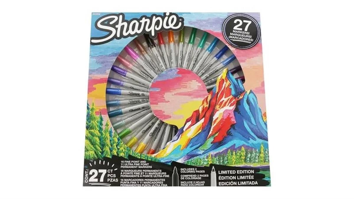 Sharpie Fine Permanent Markör 27 Li Kutu Dağ