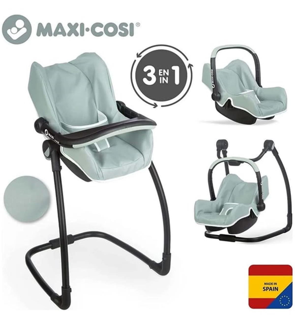 Smoby Maxi-Cosi Oyuncak Bebek Mama Sandalyesi Puset ve Salıncak