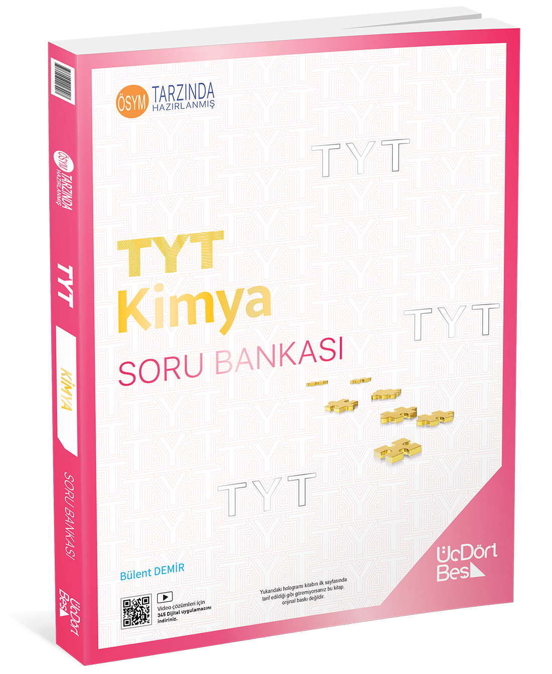 ÜçDörtBeş Yayınları TYT Kimya Soru Bankası