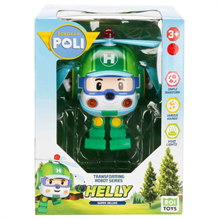 Sesli ve Işıklı Robocar Poli Büyük Transforming Robot Helly