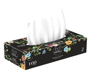 Papilion Kutu Mendil 100 Lü Çiçek