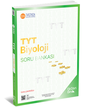 ÜçDörtBeş Yayınları TYT Biyoloji Soru Bankası