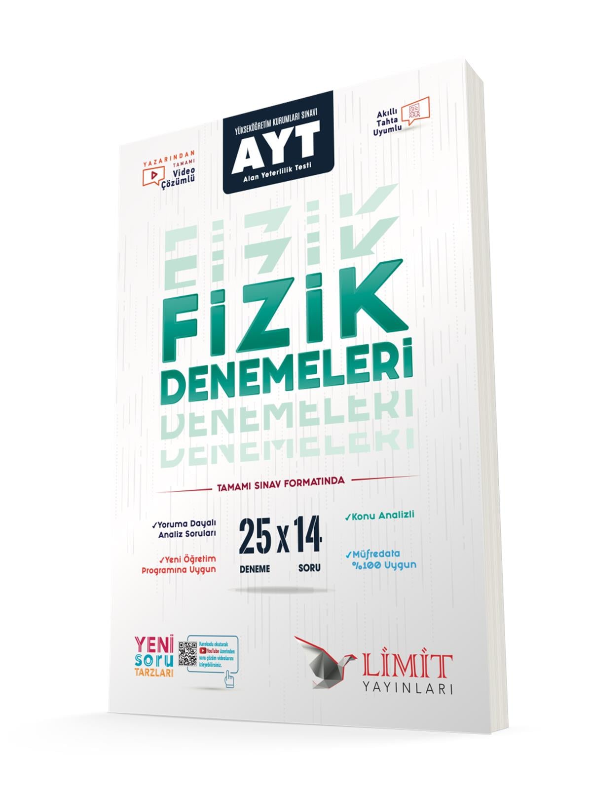 Limit Yayınları AYT Fizik 25x14 Denemeleri