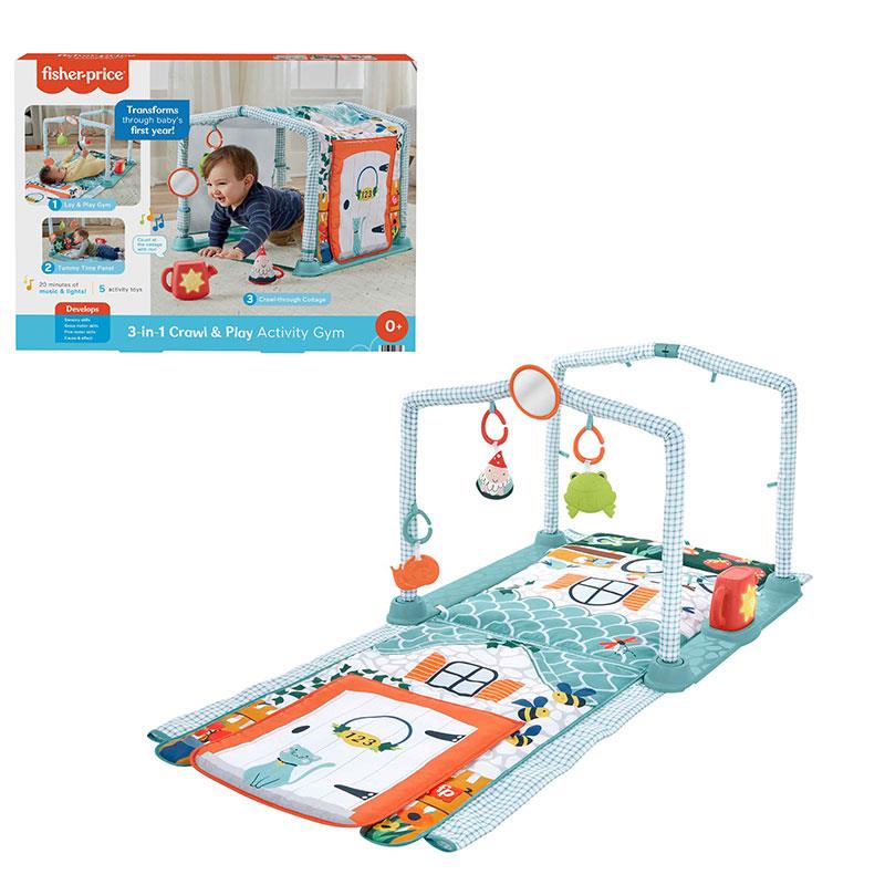 Fisher Price 3 ü 1 Arada Sevimli Kulübe Jimnastik Merkezi