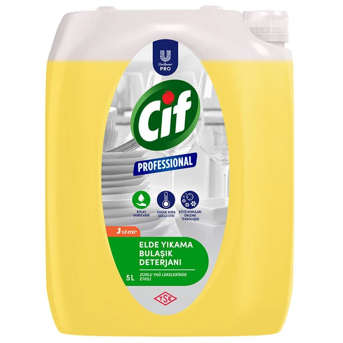 Cif Professional Bulaşık Deterjanı Elde Yıkama 5L - 5Kg U-Pro