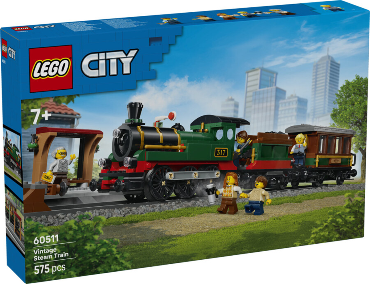 60511 LEGO City Klasik Buharlı Tren