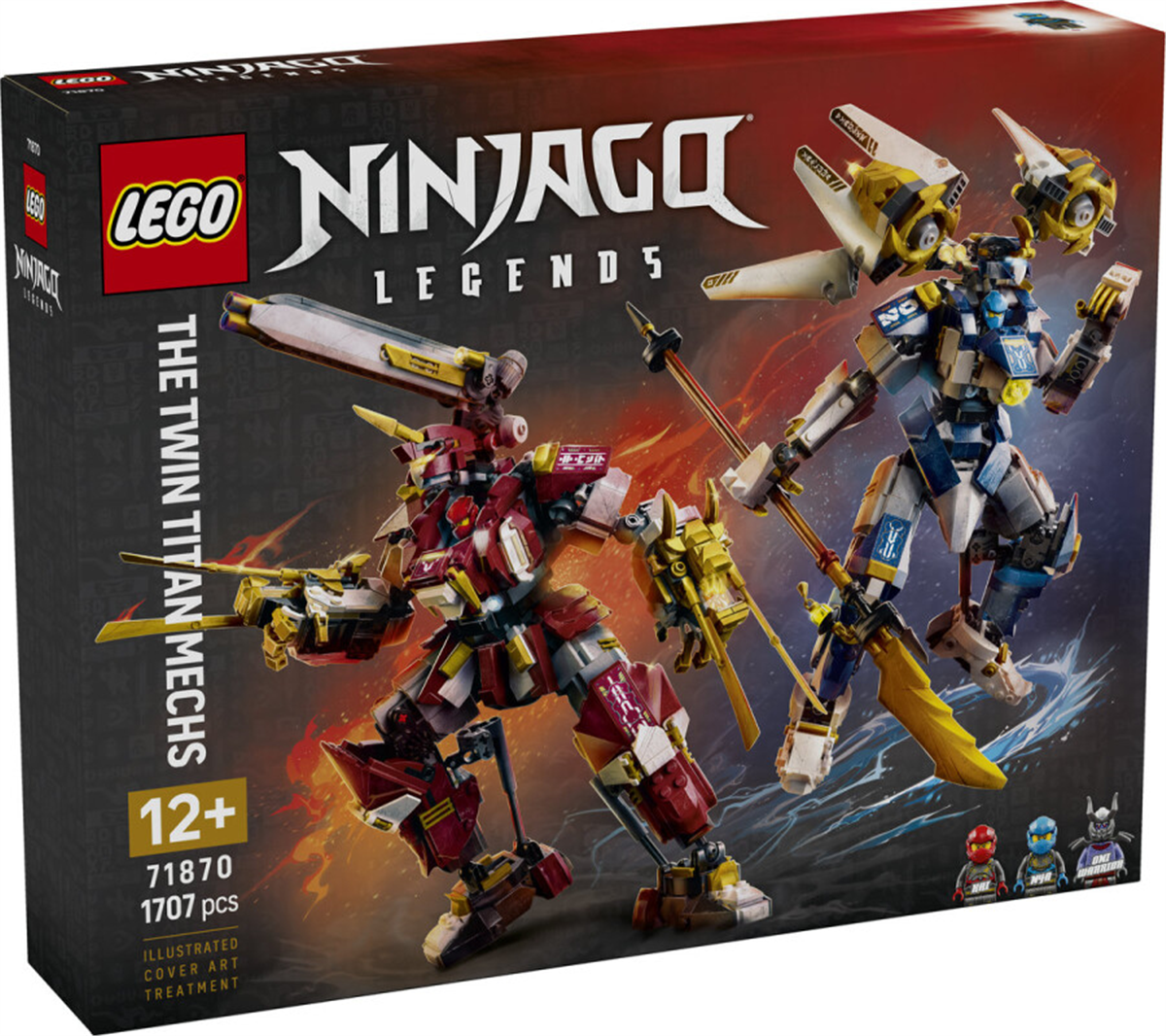 71870 LEGO NINJAGO İkiz Titan Robotları