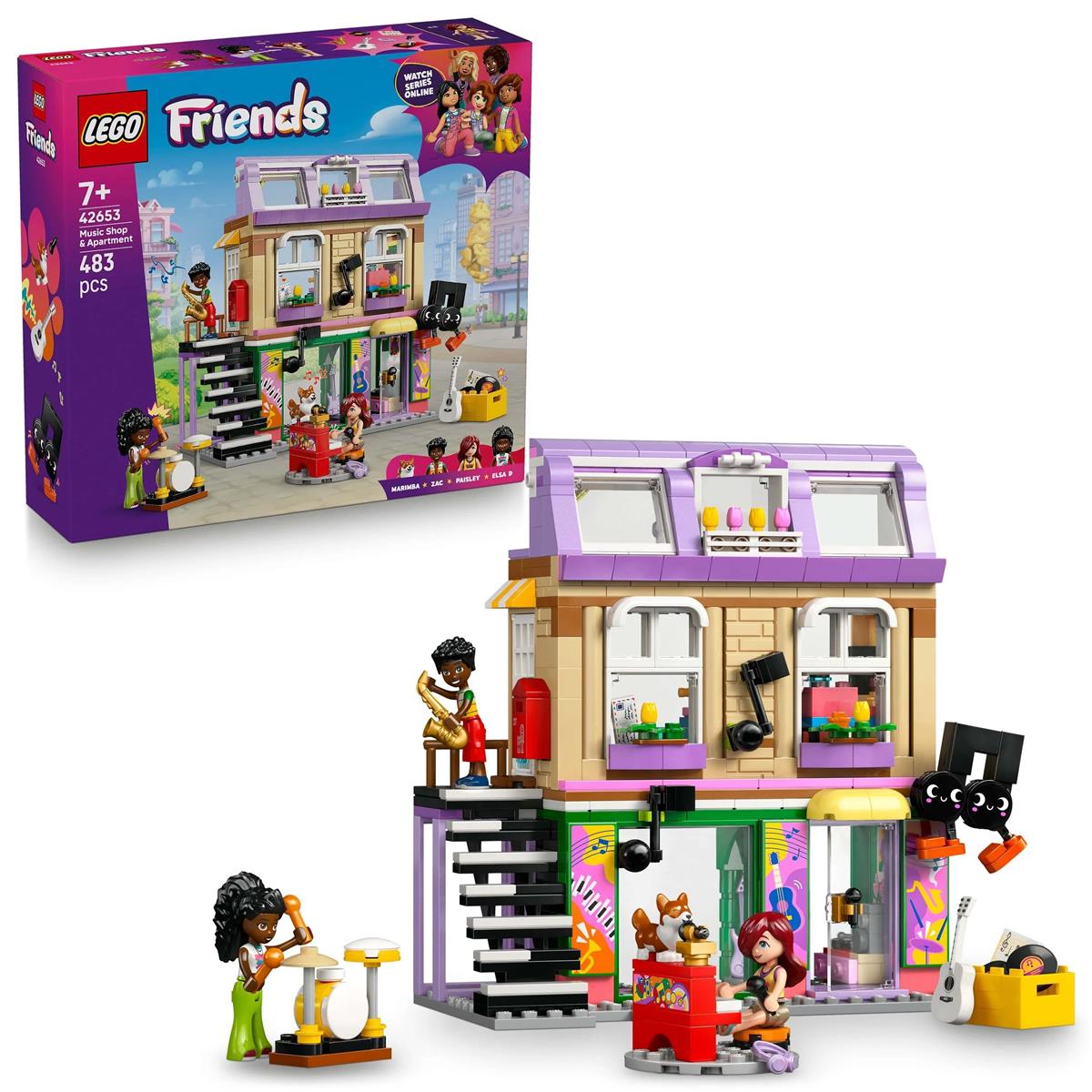 42653 LEGO Friends Müzik Mağazası ve Daire