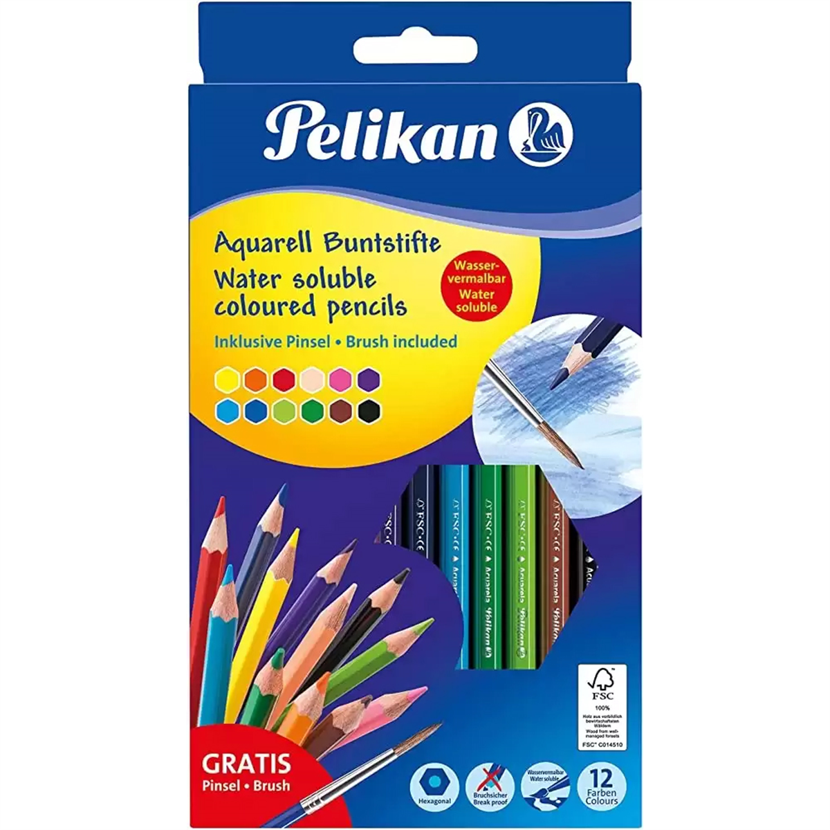 Pelikan 12li Aquarell Kuru Boya P-700672