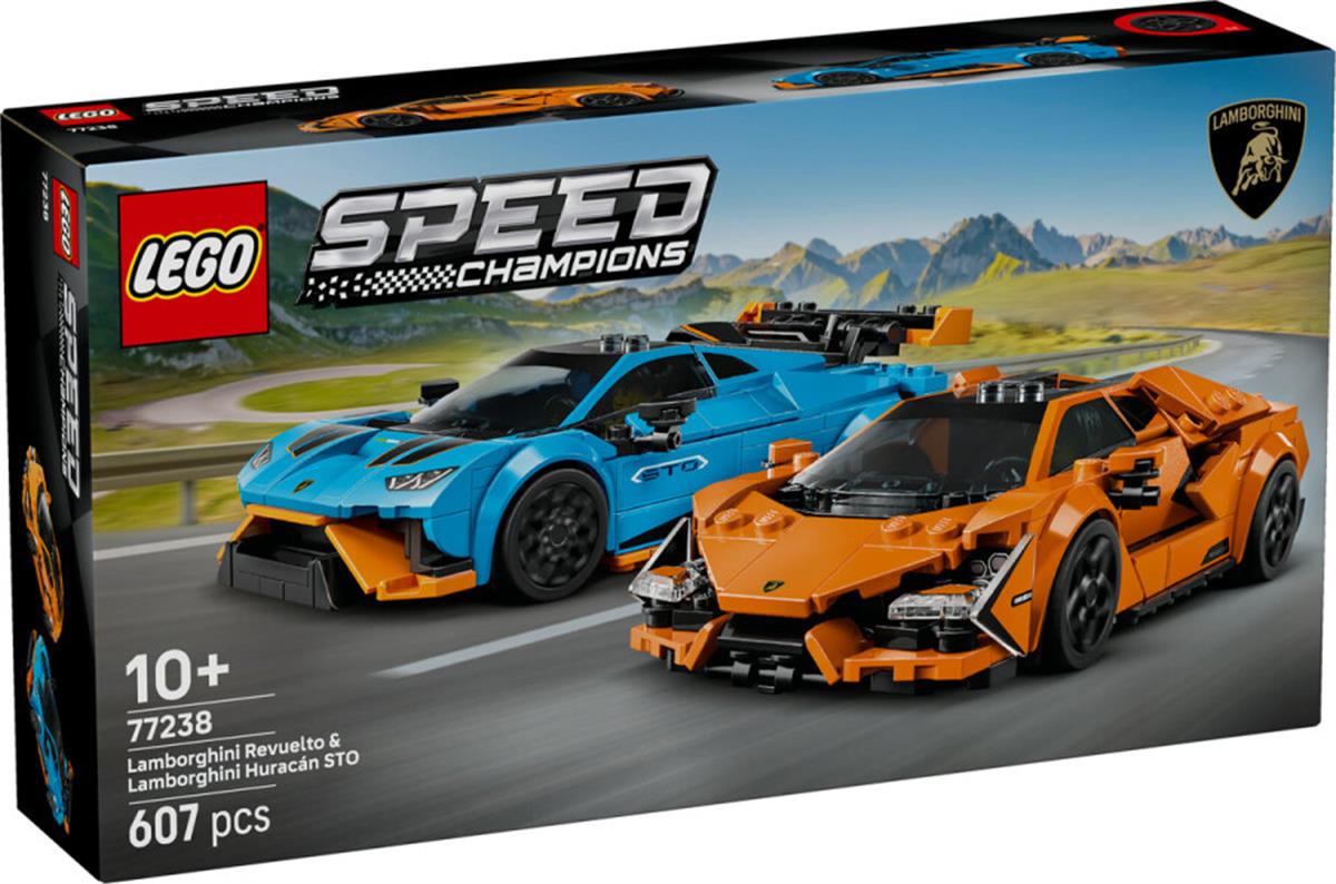 77238 LEGO Speed Champions Lamborghini Revuelto ve Huracan STO