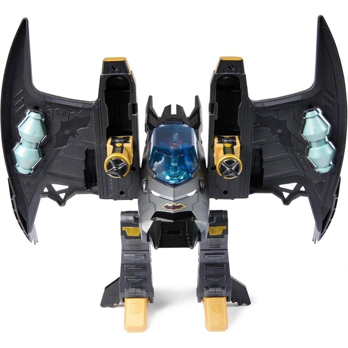 DC Comics  Metal Force Dönüşen Batwing 2 si 1 Arada Oyun Seti