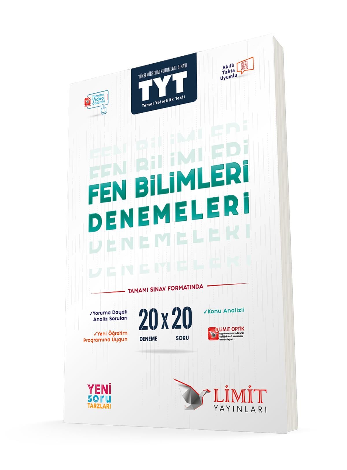 Limit Yayınları TYT Fen Bilimleri 20x20 Denemeleri