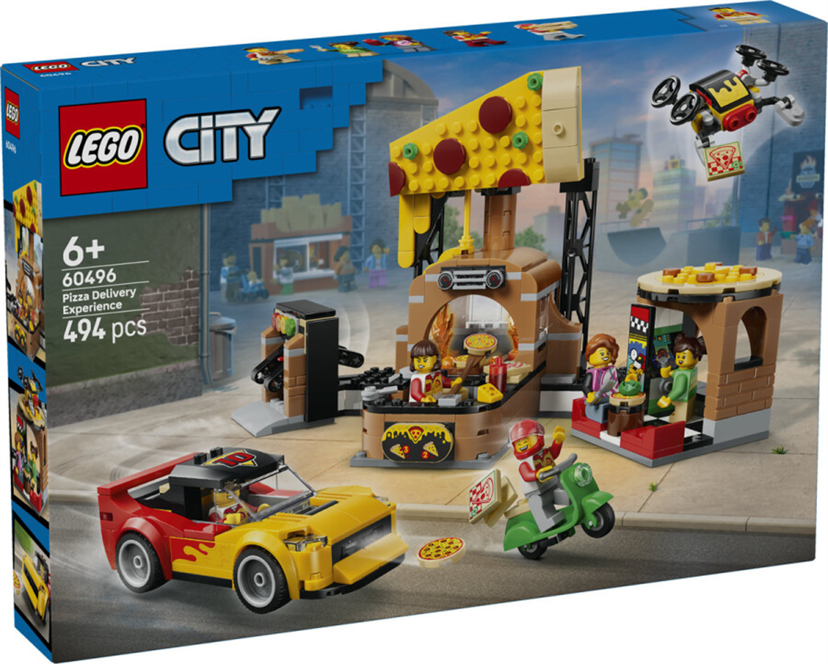 60496 LEGO City Araçlarla Pizza Dağıtım Deneyimi