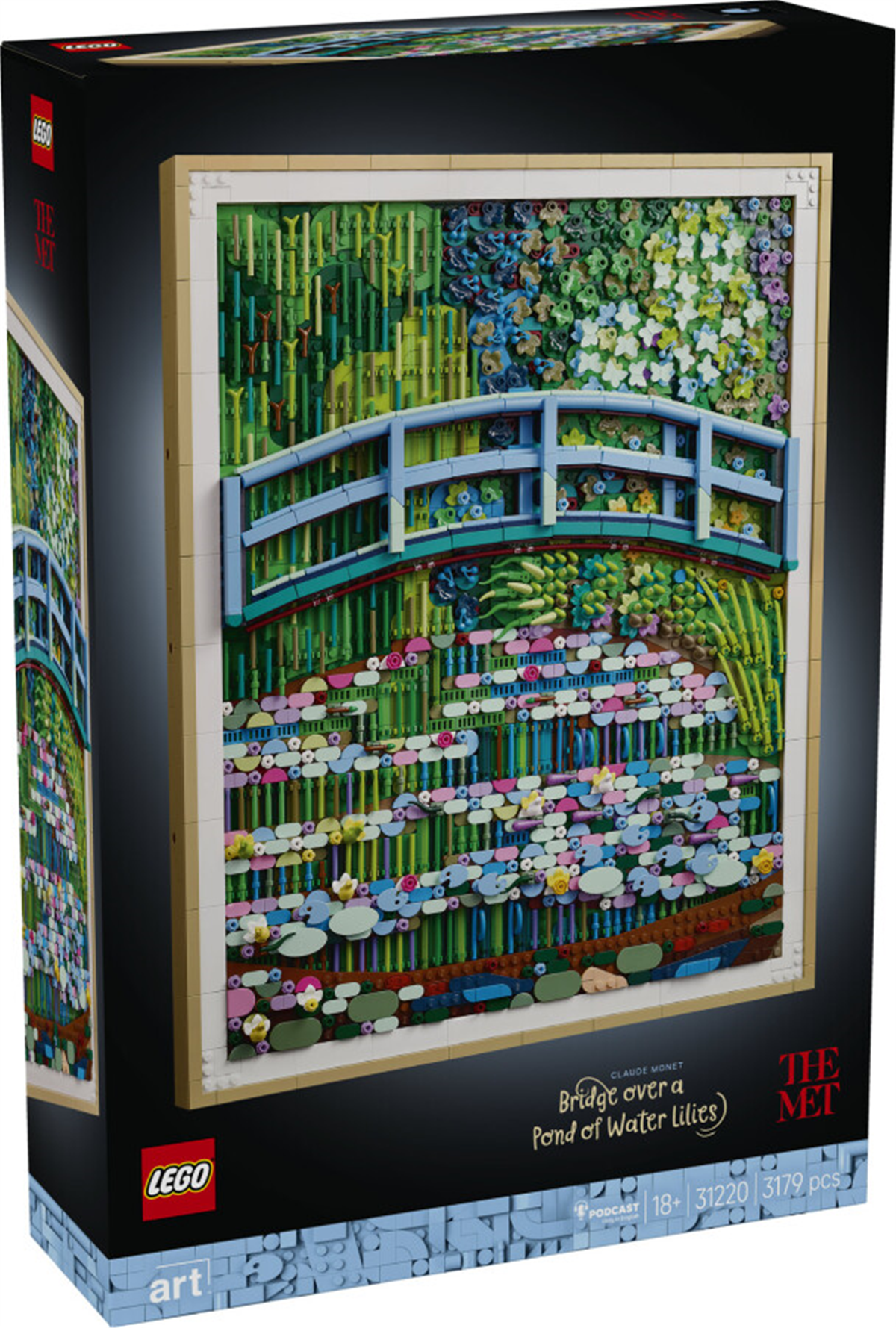 31220 LEGO Art Claude Monet – Nilüfer Gölü Üzerinde Köprü