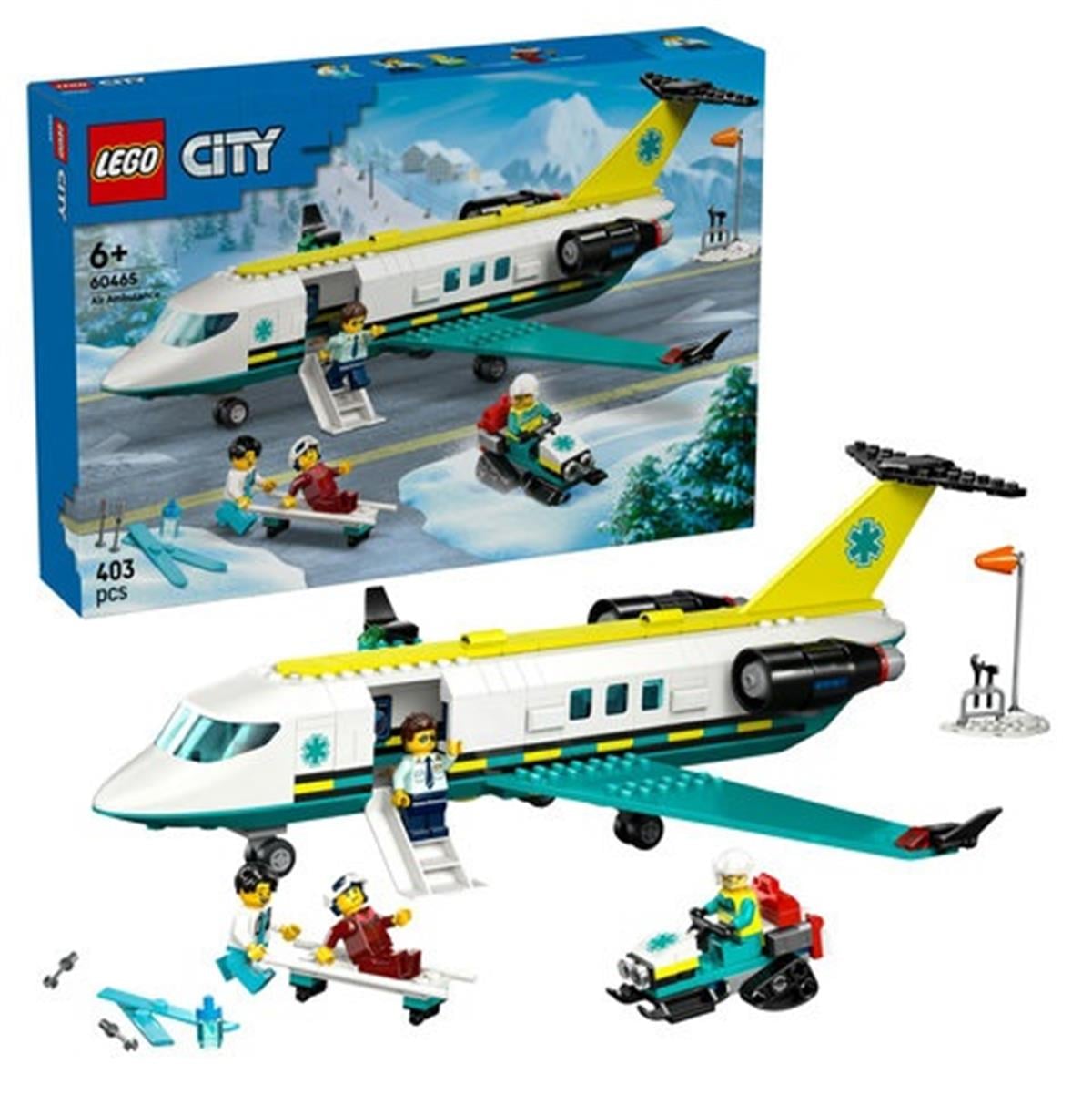 60465 LEGO City Acil Hava Ambulans Uçağı