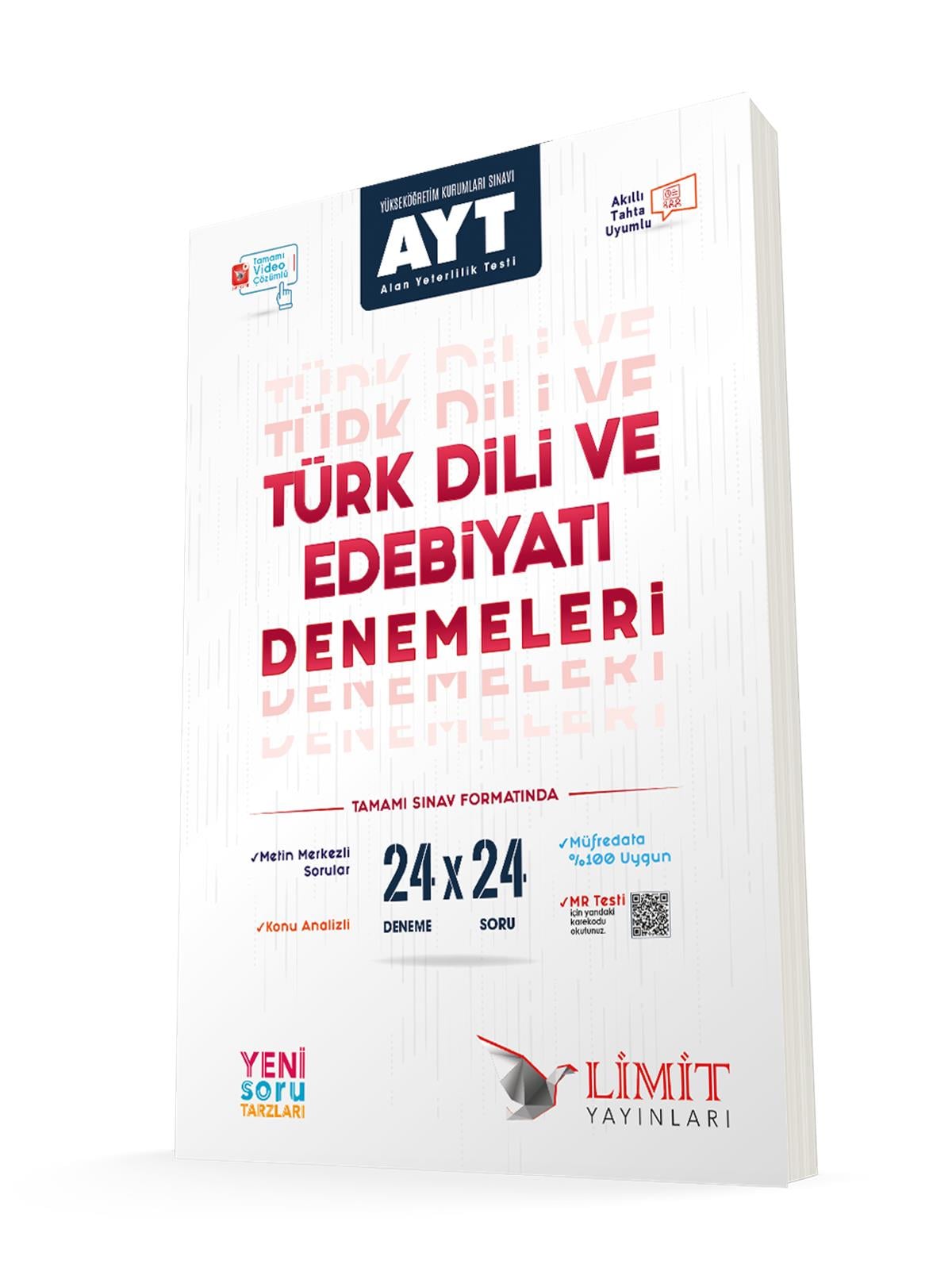 Limit Yayınları AYT Türk Dili ve Edebiyatı 24X24 Denemeleri