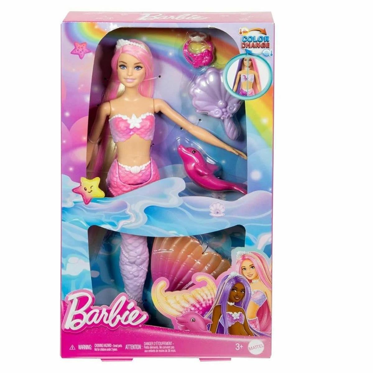 Barbie Renk Değiştiren Deniz Kızı Bebeği HRP97