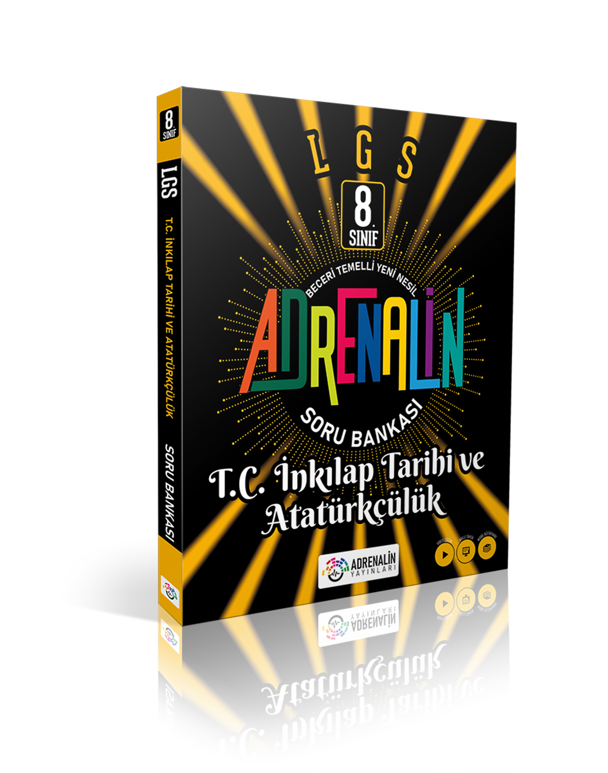 Adrenalin Yayınları 8. Sınıf LGS T.C. İnkılap Tarihi ve Atatürkçülük Soru Bankası