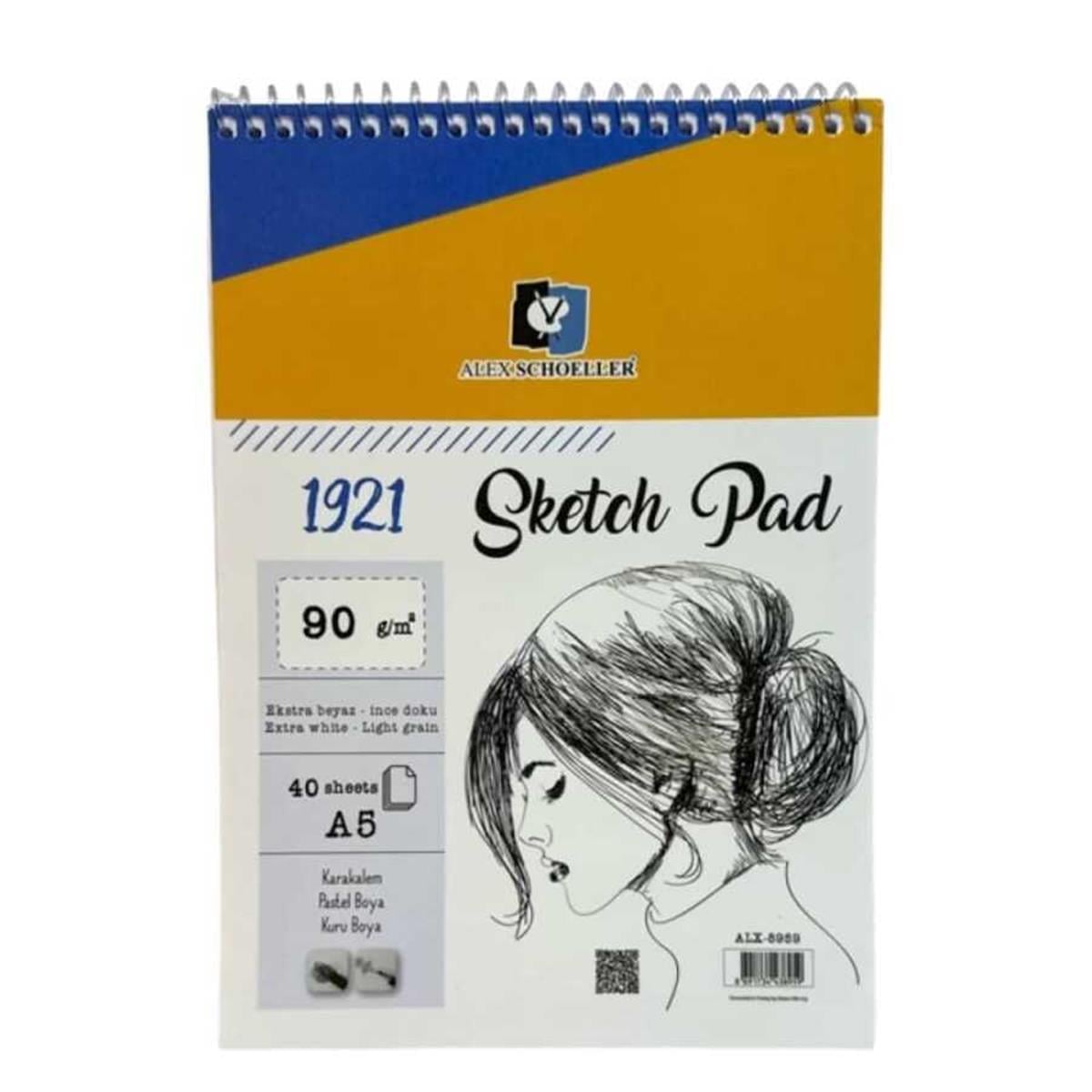 Alex Schoeller A5 90 Gr Spr Sketchpad 40 Lı Alx-8959