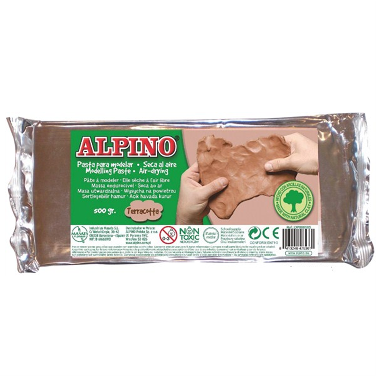 Alpino Seramik Hamuru 250 GR Kahverengi