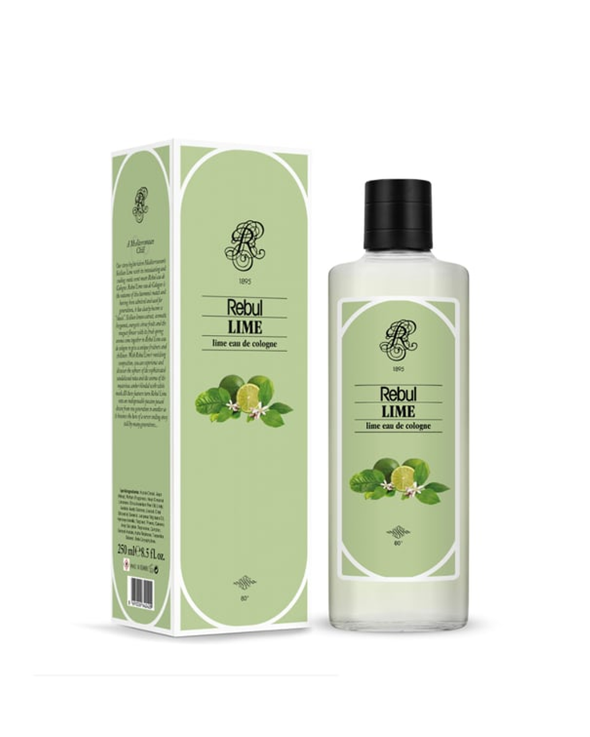 Rebul 250 Ml Kolonya Cam Şişe Lime