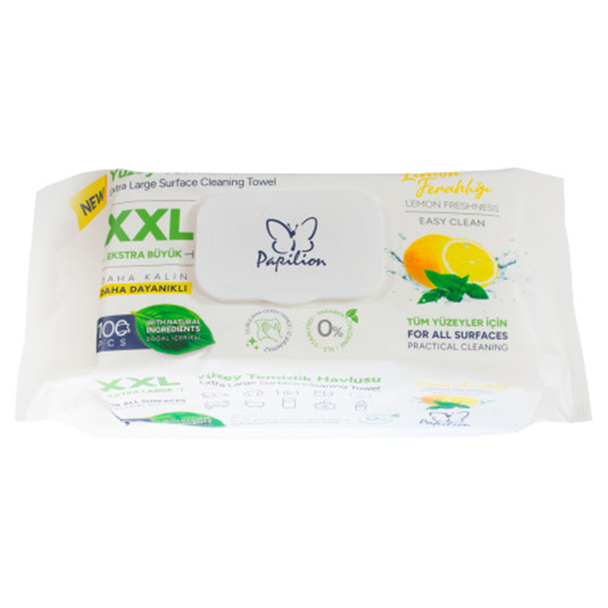 Papilion Yüzey Temizlik Havlusu XXL Limon
