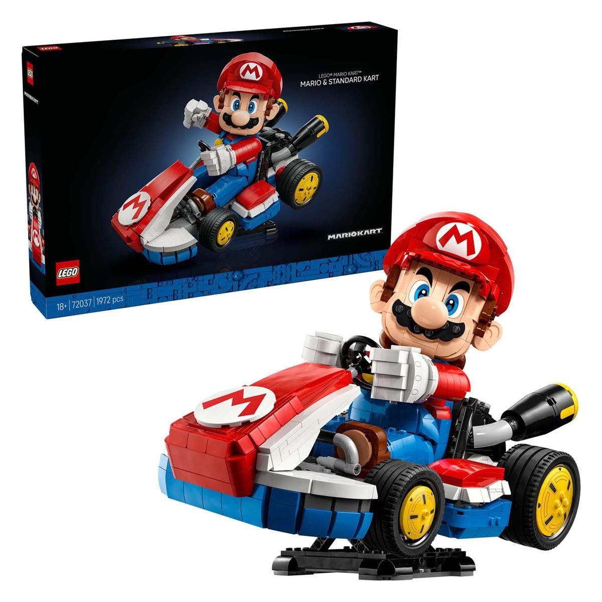 72037 LEGO Super Mario Mario Kart – Mario ve Standard Kart