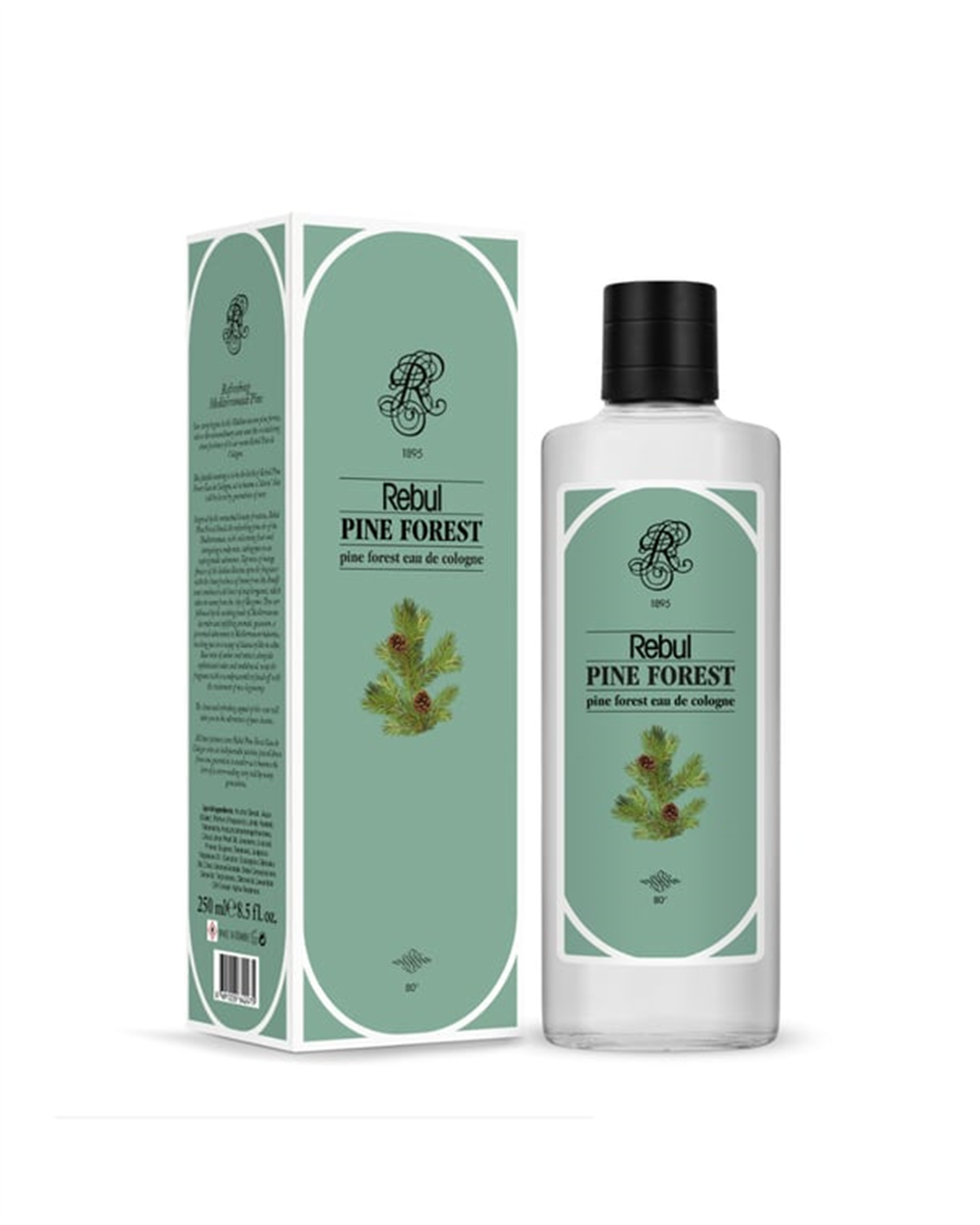 Rebul 250 Ml Kolonya Cam Şişe Pine Forest