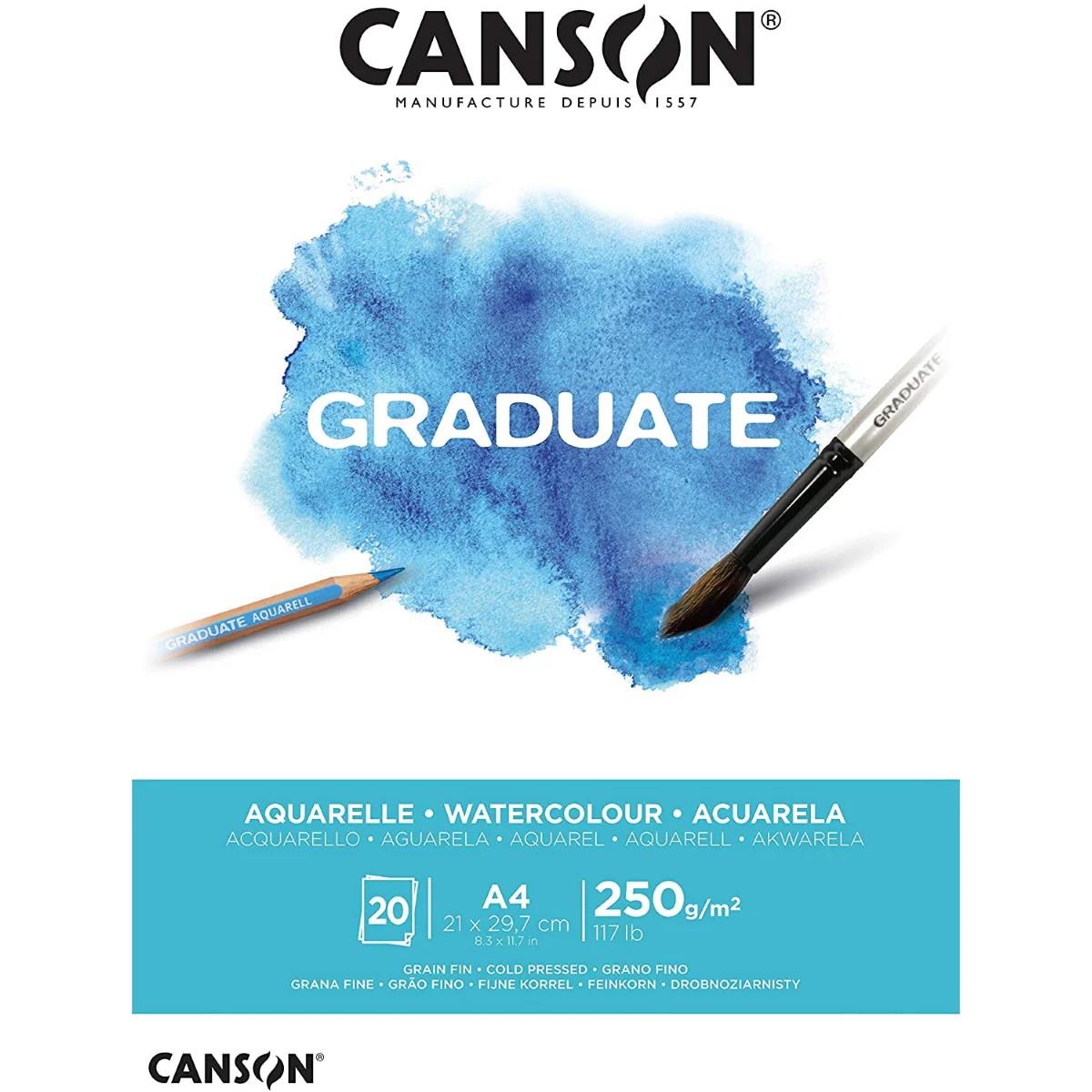 Canson A4 Graduate 250 Gr 20 Sayfa Resim Defteri 400110374