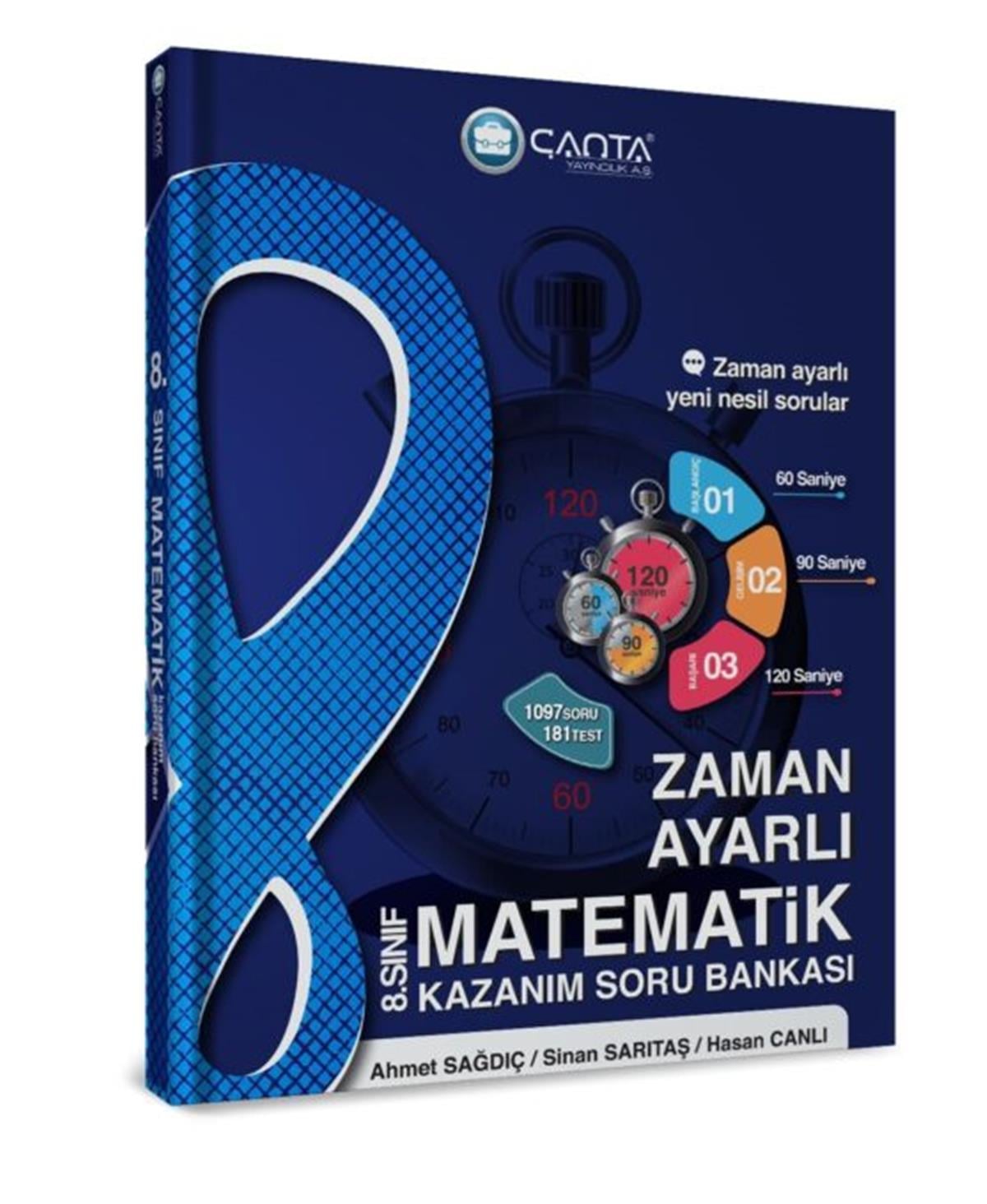 Çanta Yayınları 8. Sınıf Matematik Zaman Ayarlı Kazanım Soru Bankası