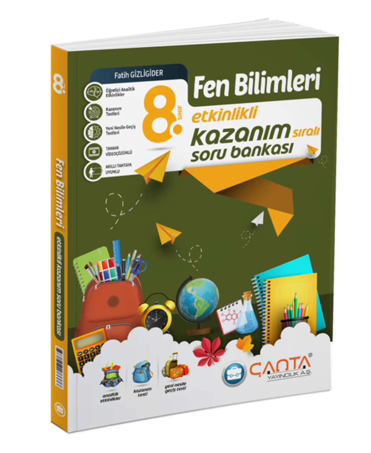 Çanta Yayınları 8. Sınıf Kazanım Fen Bilimleri Soru Bankası