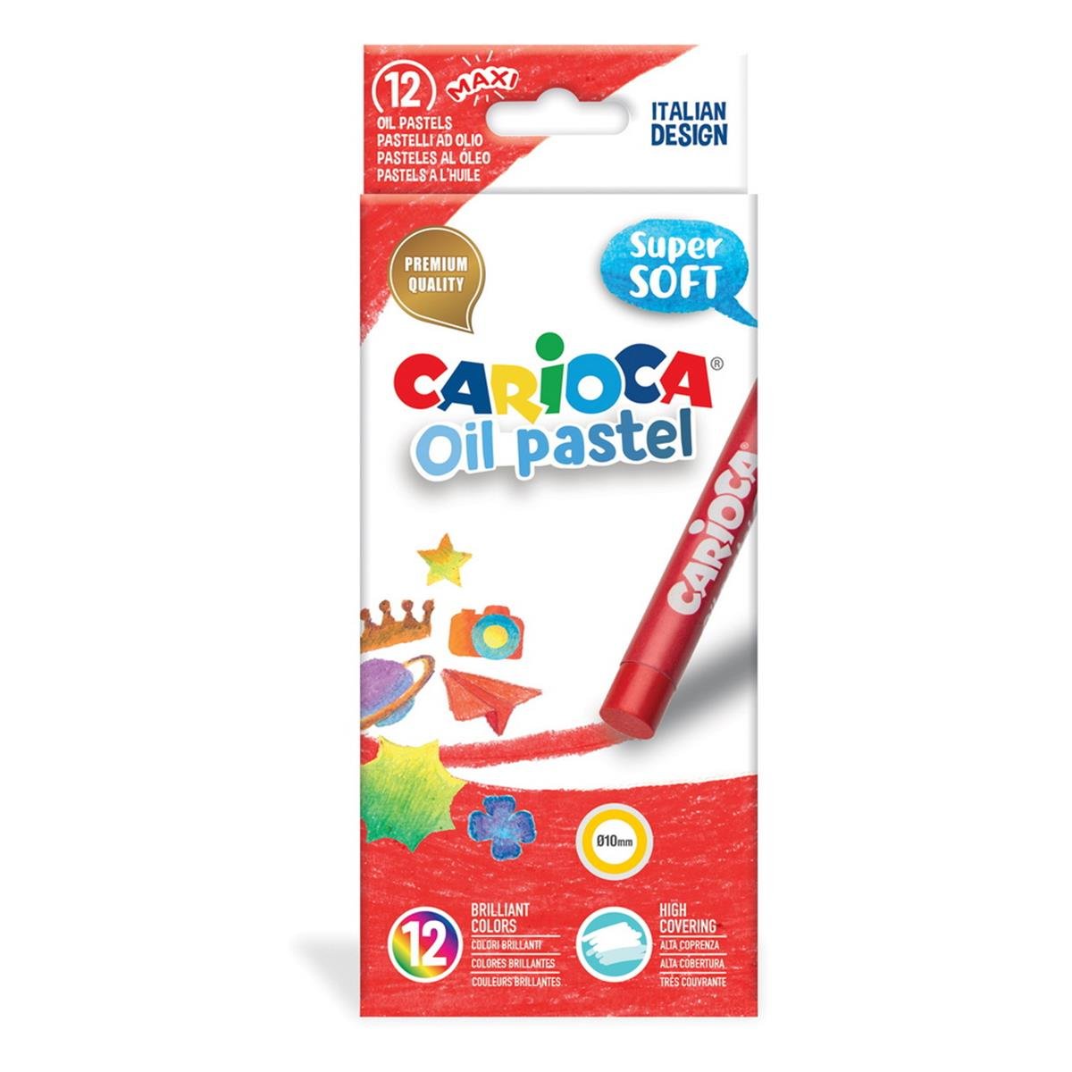 Carioca Yağlı Pastel Boya 12li