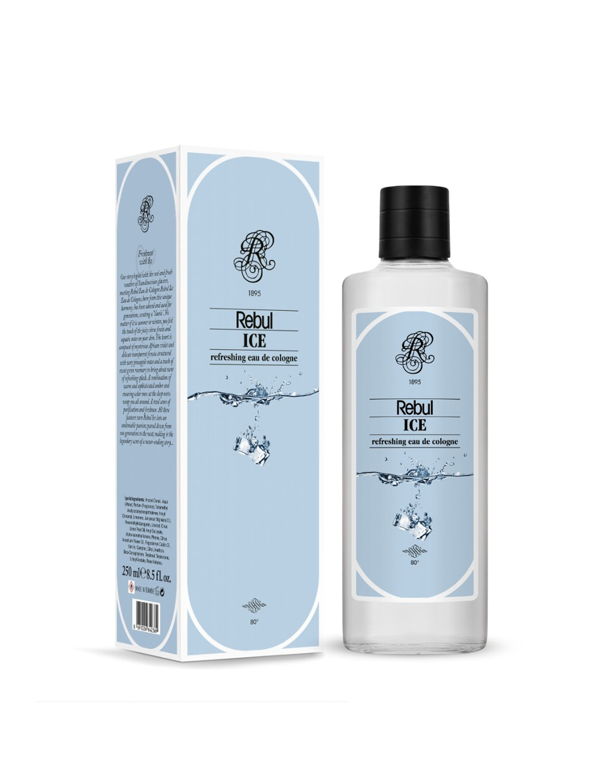 Rebul 250 Ml Kolonya Cam Şişe İce