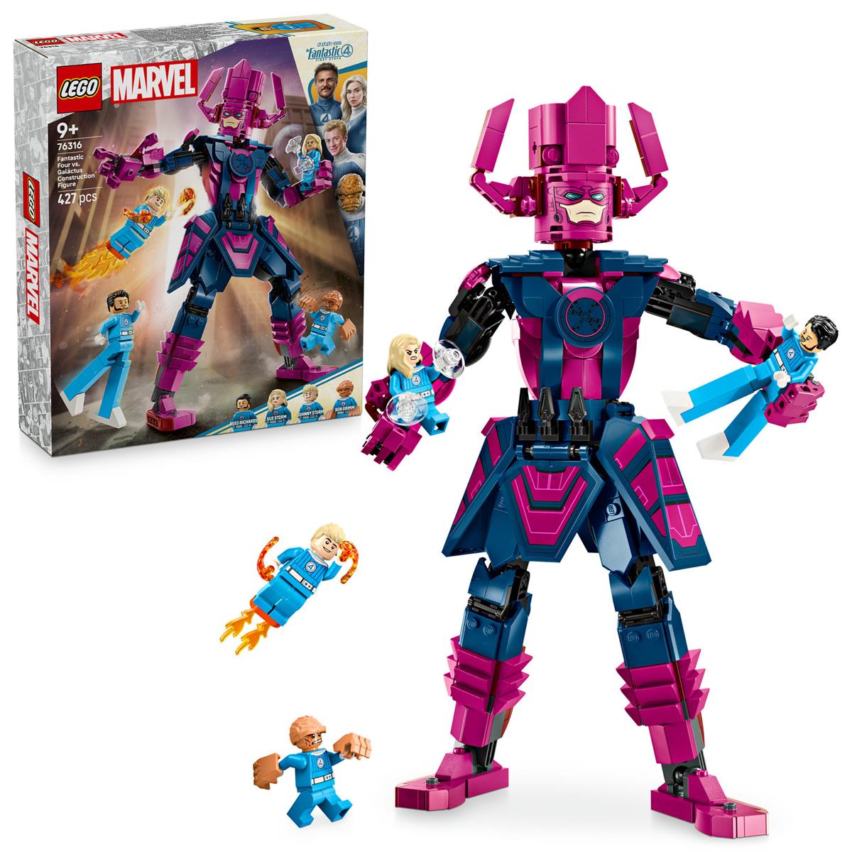 76316 LEGO Marvel Fantastik Dörtlü Galactus Yapım Figürüne Karşı