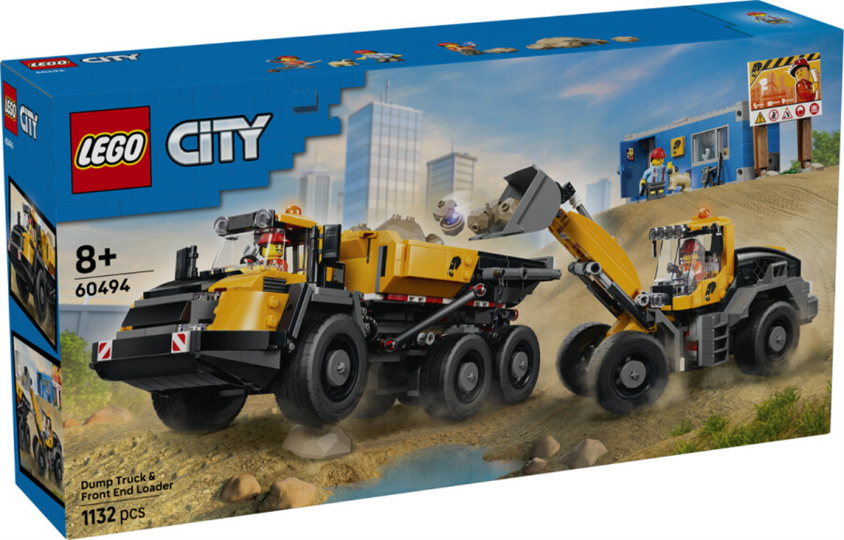 60494 LEGO City Damperli Kamyon ve Ön Yükleyici