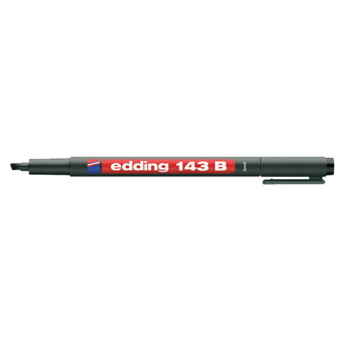 Edding Asetat Kalem 143 B Kesik Uç Siyah