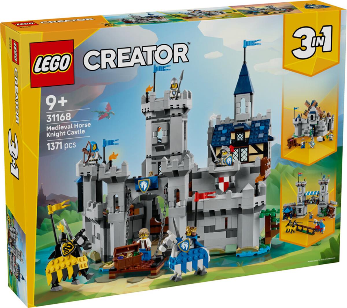 31168 LEGO Creator Orta Çağ Atlı Şövalye Kalesi