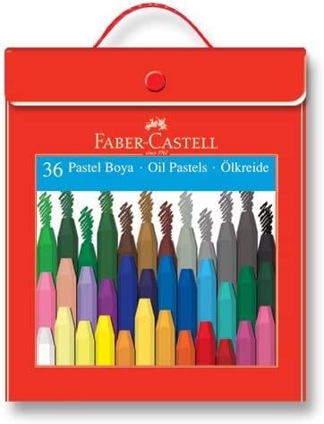 Faber-Castell Plastik Çantalı Tutuculu Pastel Boya 36 Renk