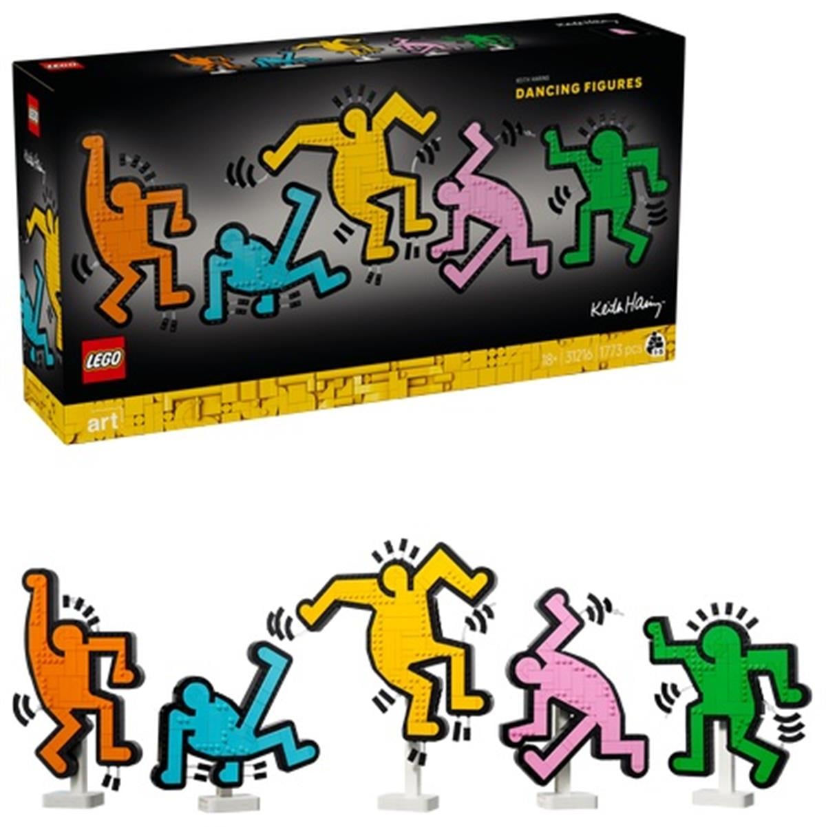 31216 LEGO Art Keith Haring Dans Eden Figürler
