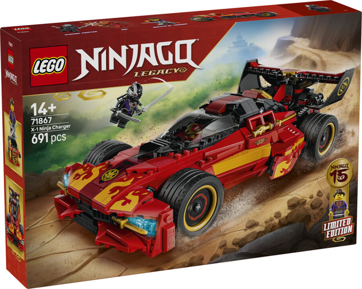 71867 LEGO NINJAGO X-1 Ninja Turbo Otomobili 15. Yıl Dönümü