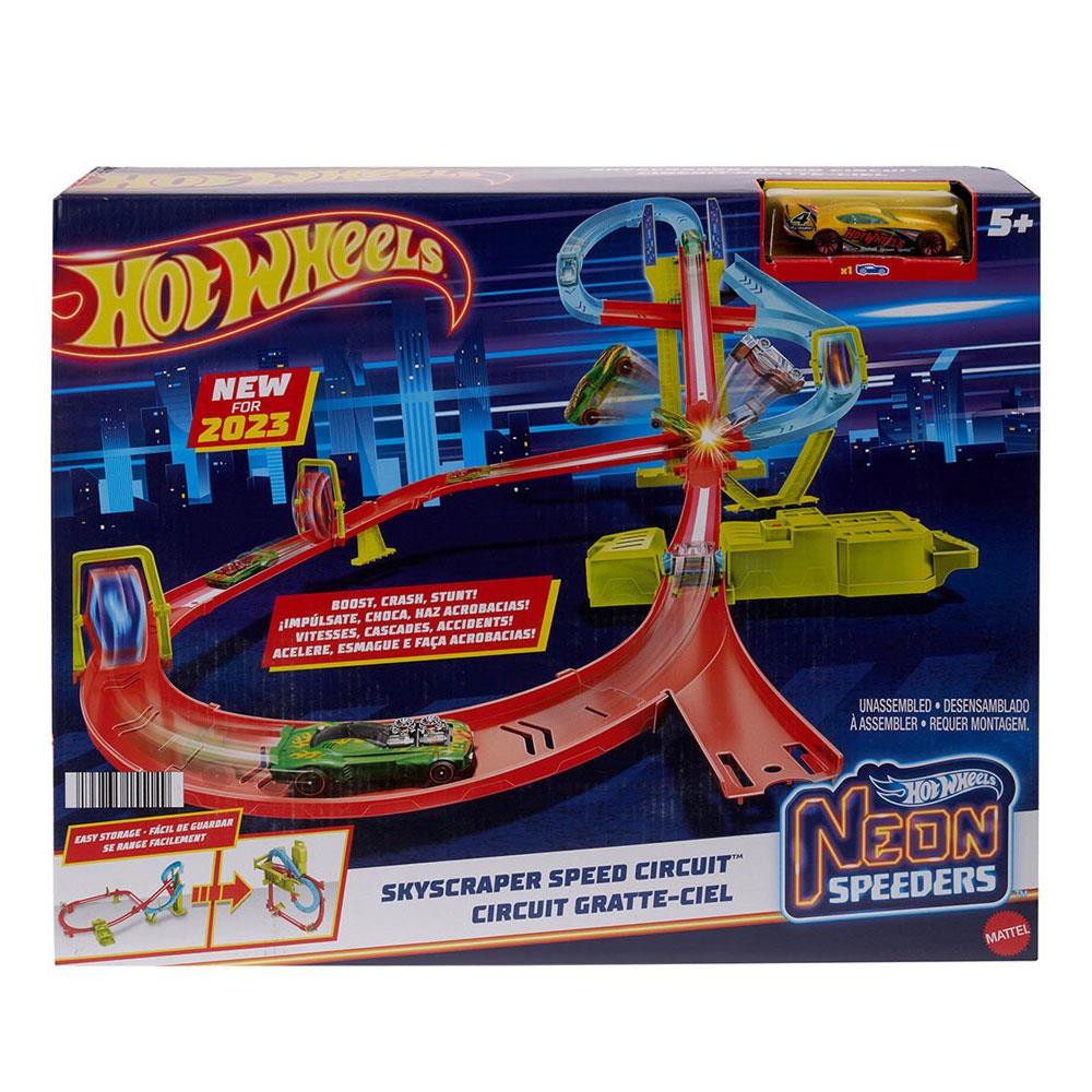 Hot Wheels Neon Yarışlar Çoklu Yarış Heyecanı Pist Seti