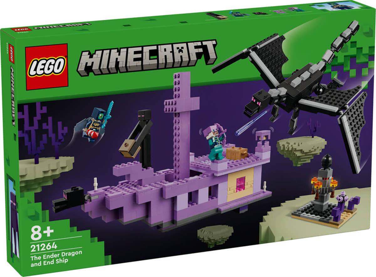 21264 LEGO Minecraft Ender Ejderhası ve End Gemisi