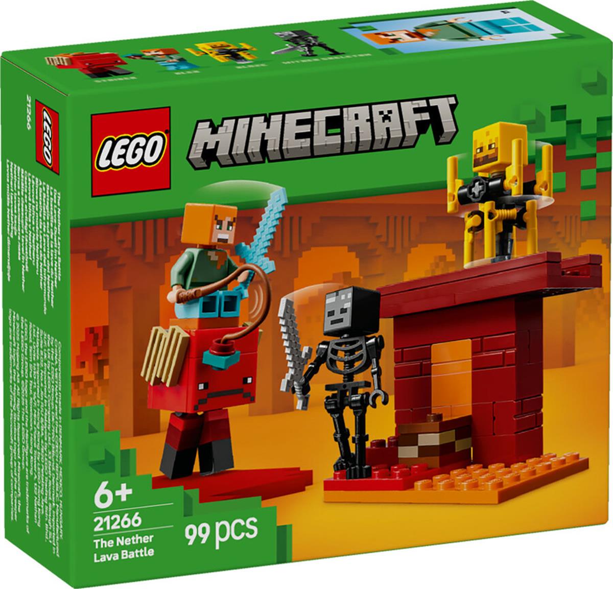 21266 LEGO Minecraft Nether Lav Savaşı