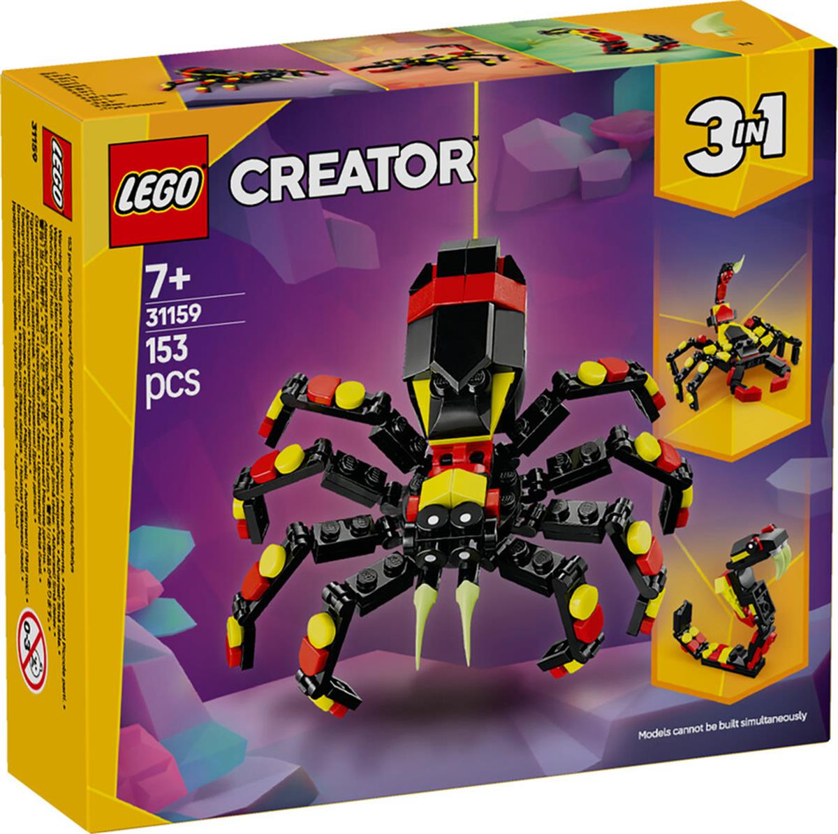 31159 LEGO Creator Vahşi Hayvanlar: Şaşırtıcı Örümcek