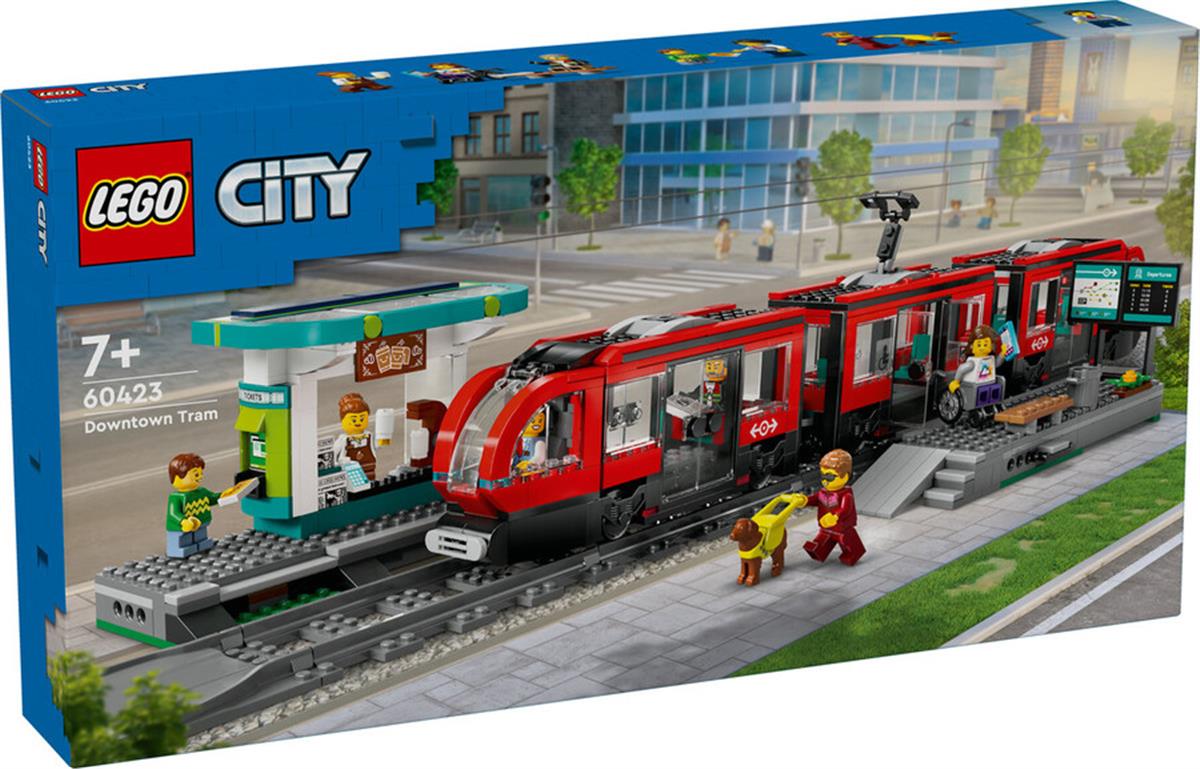 60423 LEGO City Şehir Merkezi Tramvay İstasyonu