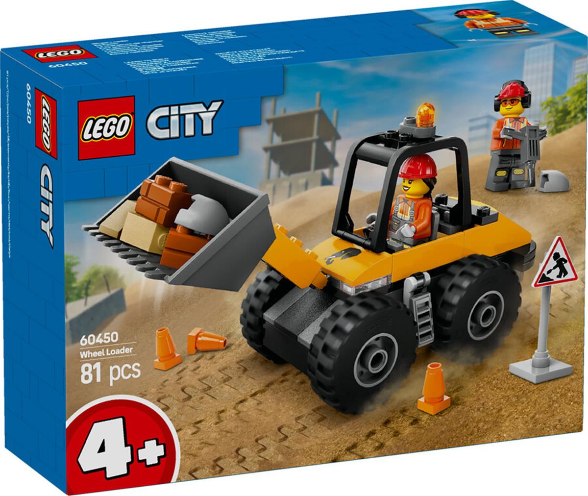 60450 LEGO City Sarı Tekerlekli İnşaat Yükleyicisi
